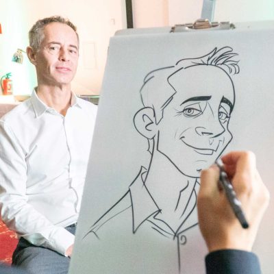 Karikaturist Schnellzeichner für Messe Tagung Konferenz